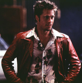  there: stop thinking Brad Pitt's Tyler Durden character from Fight Club 